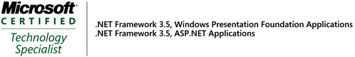 MCTS, .NET Framework 3.5, Windows Presentation Foundation